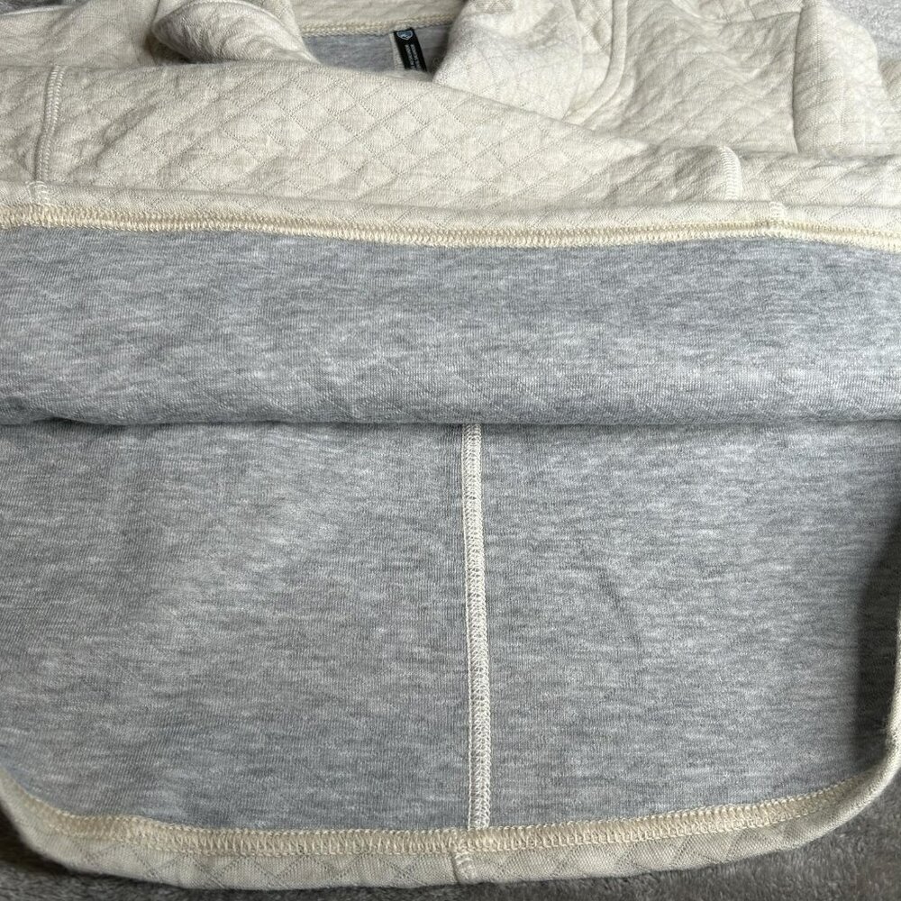 Kuhl Sweater Womens M Quilted Cowl Neck Pullover Pockets Logo Knit Lined Outdoor - Picture 11 of 13
